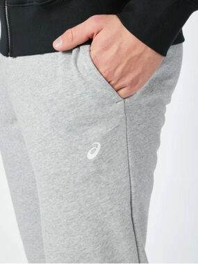 NWT ASICS Men's Grey French Terry Pants